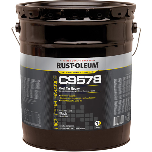 C9578 System Coal Tar High Solids Epoxy, Container Type, Pail, Colour Family, White, Container Size, 5 gal.