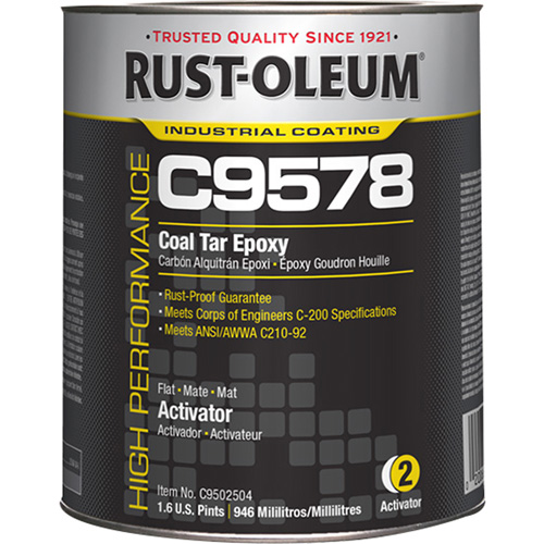 C9578 System Coal Tar High Solids Epoxy Activator, Container Type, Pail, Colour Family, White, Container Size, 0.25 gal.