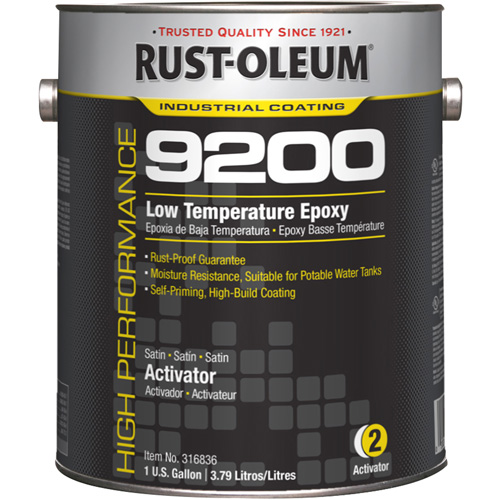 9200 System Low Temperature Epoxy Activator, Container Type, Gallon, Colour Family, White, Container Size, 1 gal.