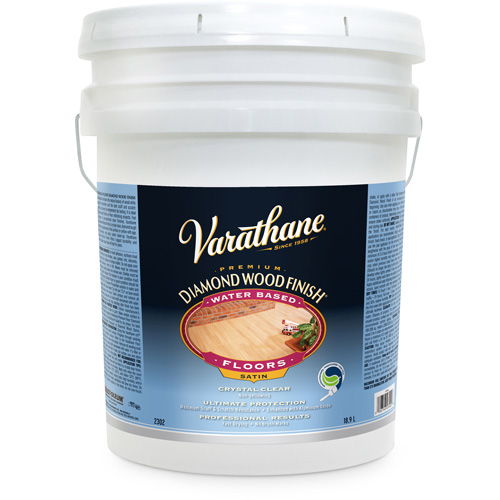 Varathane® Diamond Wood Finish® Floors, Container Type, Pail, Size, 18.9 L, Container Size, 18.9 L, Finish, Satin, Colour Name, Clear