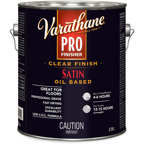 Varathane® ProFinisher, Container Type, Gallon, Size, 3.78 L, Container Size, 3.78 L, Finish, Satin, Colour Name, Clear