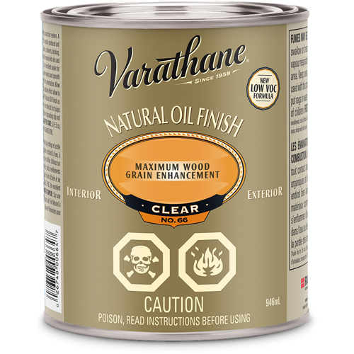 Varathane® Natural Oil Finish, Container Type, Can, Size, 946 ml, Container Size, 946 ml, Finish, Satin, Colour Name, Clear