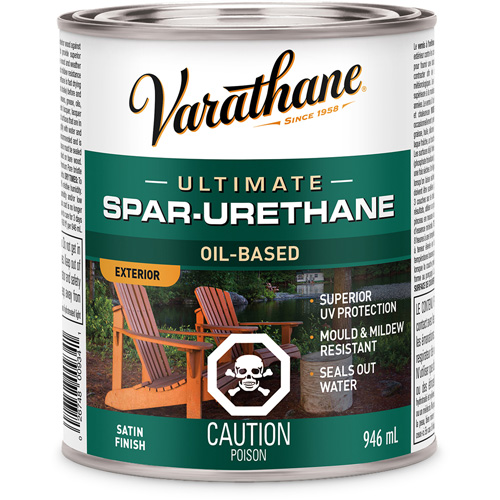 Varathane® Diamond Wood Finish® Coating, Container Type, Can, Size, 946 ml, Container Size, 946 ml, Finish, Satin, Colour Name, Clear