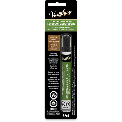 Varathane® Scratch & Repair Pen, Size, 9.9 ml, Container Size, 9.9 ml, Finish, Semi-Gloss, Colour Name, Colour Group 4 -Golden Oak, Provincial, Golden Mahogany