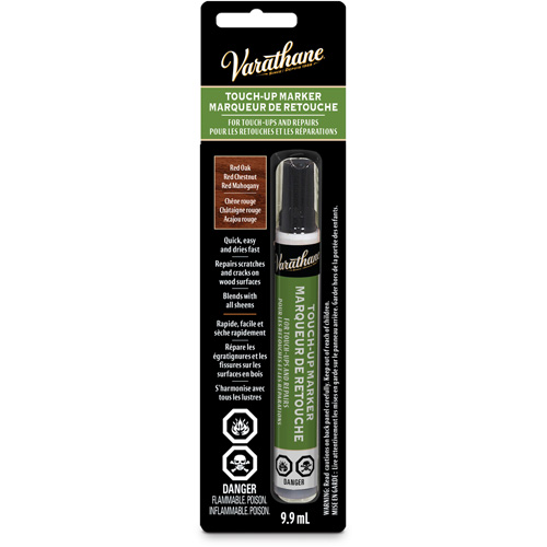 Varathane® Scratch & Repair Pen, Size, 9.9 ml, Container Size, 9.9 ml, Finish, Semi-Gloss, Colour Name, Colour Group 6 - Red Oak, Red Chestnut, Red Mahogany