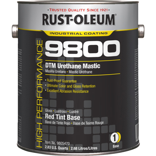 9800 System DTM Urethane Mastic, Container Type, Gallon, Colour Family, Red, Colour, Base Red, Container Size, 1 gal., Colour Name, Base Red