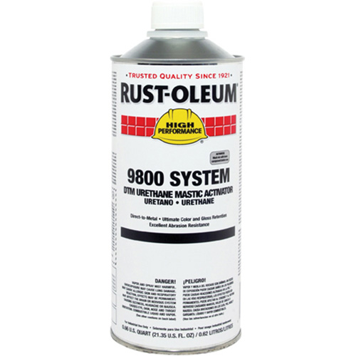 9800 System DTM Urethane Mastic Activator, Container Type, Can, Colour Family, Clear, Container Size, 946 ml