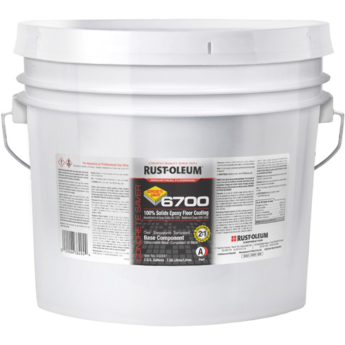 6700 System Extended Pot Life Floor Coating, Container Type, Pail, Colour Family, Beige, Container Size, 2 Gal., Net Volume, 2 Gal.