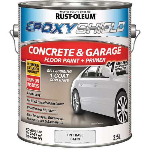 EpoxyShield® Concrete Floor Paint, Container Type, Can, Colour Family, Tint Base, Container Size, 3.55 L, Net Volume, 3.55 L