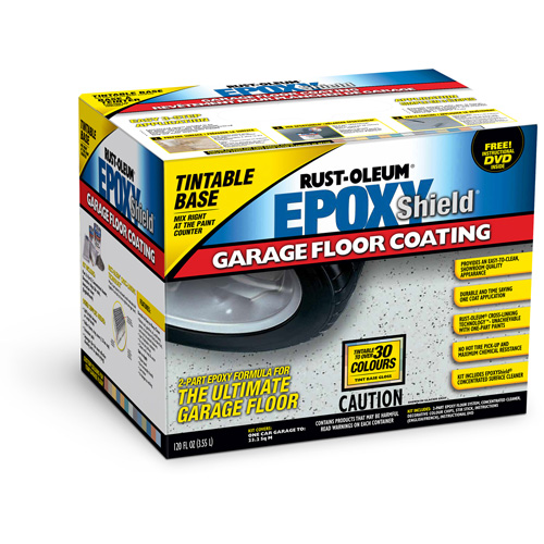 EpoxyShield® Garage Floor Coating, Container Type, Kit, Colour Family, Tint Base, Container Size, 3.55 L, Net Volume, 3.55 L