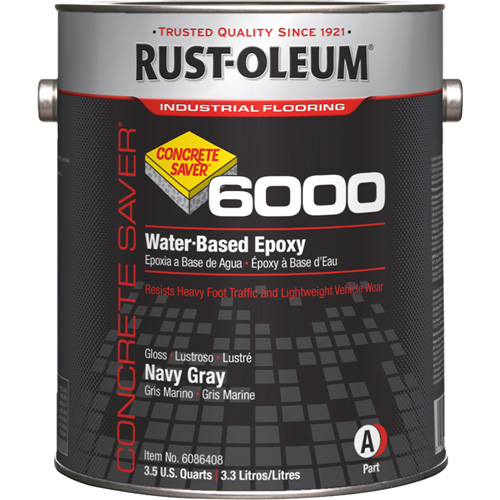 Concrete Saver 6000 System Epoxy, Container Type, Gallon, Colour Family, Grey, Container Size, 1 gal./3.7 L, Net Volume, 1 gal./3.7 L, Colour Name, Navy Grey