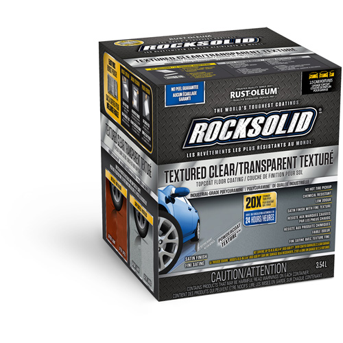 RockSolid® Top Coat, Container Type, Kit, Colour Family, Clear, Container Size, 3.54 L, Dry To Drive Time, 24 Hours, Coverage, Up to 41.8-46.5 m² (450-500 ft²) Over Coated Surfaces