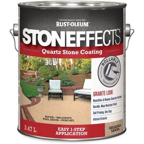 Stoneffects™ Quartz Stone Coating, Container Type, Gallon, Colour Family, Beige, Container Size, 3.78 L, Net Volume, 3.78 L, Colour Name, Arizona Sand