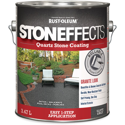 Stoneffects™ Quartz Stone Coating, Container Type, Gallon, Colour Family, Grey, Container Size, 3.78 L, Net Volume, 3.78 L, Colour Name, Slate Grey