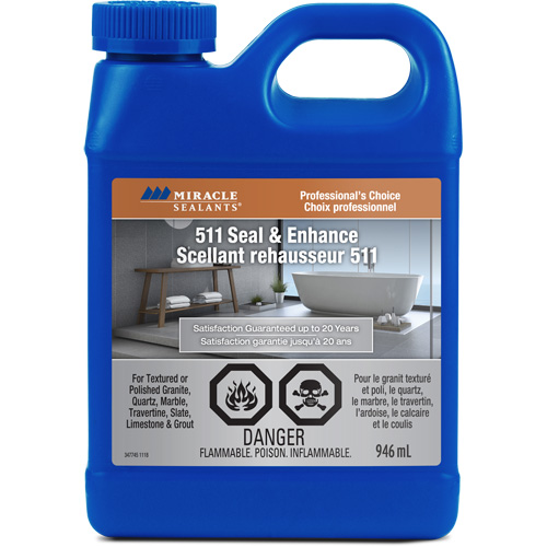 Miracle Sealants® 511 Seal & Enhance, Container Type, Jug, Container Size, 473 ml