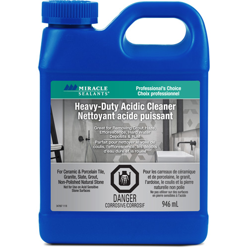 Miracle Sealants® Heavy-Duty Acidic Cleaner, Container Type, Jug, Container Size, 946 ml