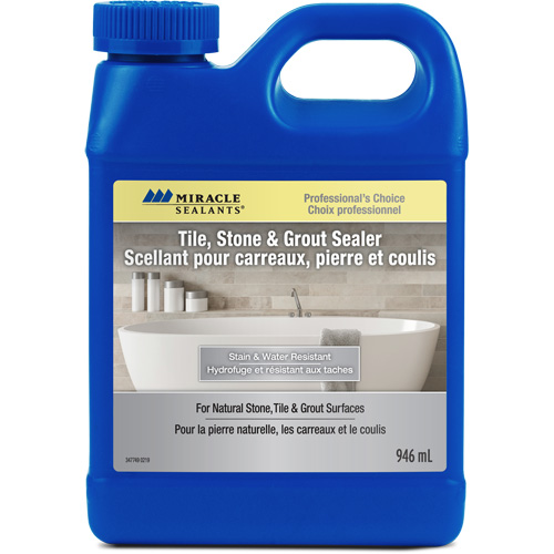 Miracle Sealants® Tile, Stone & Grout Sealer, Container Type, Jug, Container Size, 946 ml