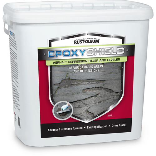 EpoxyShield® Asphalt Depression Filler & Leveler, Container Type, Pail, Colour Family, Black, Container Size, 10 L
