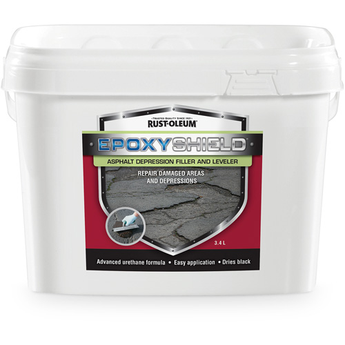 EpoxyShield® Asphalt Depression Filler & Leveler, Container Type, Pail, Colour Family, Black, Container Size, 3.4 L
