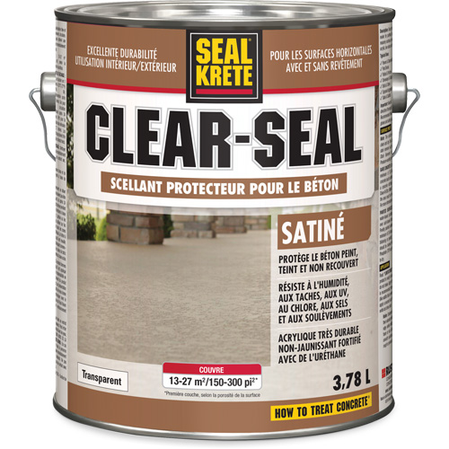 Seal-Krete® Protective Sealer, Container Type, Gallon, Colour Family, Clear, Container Size, 3.78 L, Net Volume, 3.78 L