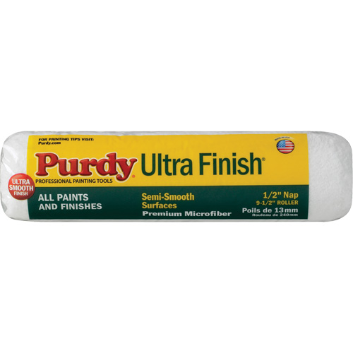 White Dove Paint Roller Cover, Length, 240 mm (9-1/2"), NAP, 12.7 mm (1/2")