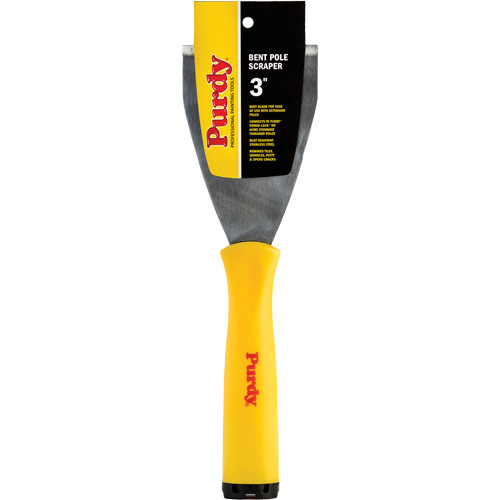 Contractor Bent Pole Scraper, Blade Material, Stainless Steel, Blade Width, 3", Handle Material, Plastic