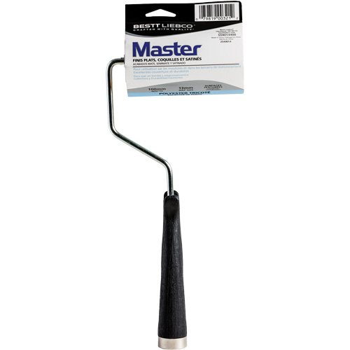 Master Trim & Traffic Paint Roller Frame & Cover, No. of Pieces, 2, For Use With, Flat, Eggshell & Satin Finishes, Size, 4"