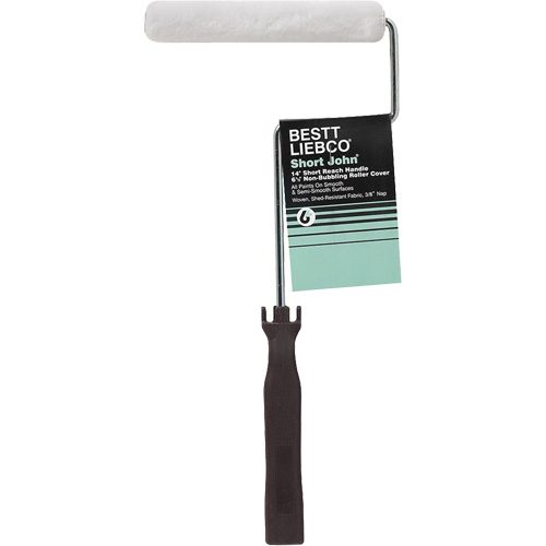 Master Short John® Paint Roller Cover & Frame, No. of Pieces, 2, For Use With, All Paints, Roller Length, 6-1/2"