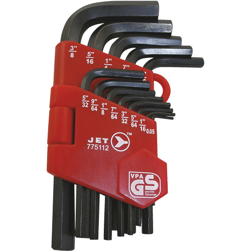 Short Arm Hex Key Set, No. of Keys, 13, Drive Type, Imperial