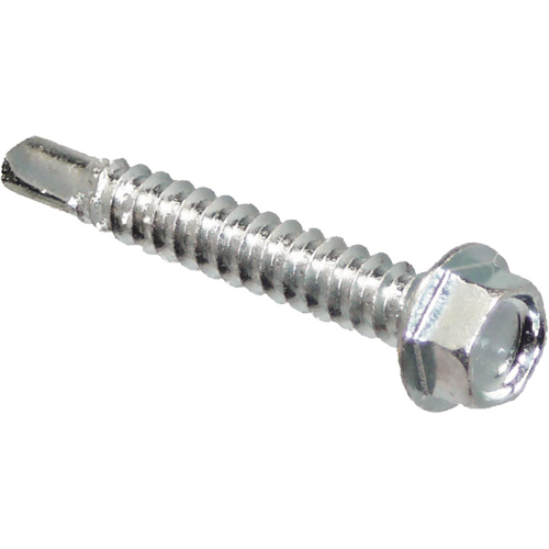 Self Drill Hex Washer, Diameter, 1", Length, 10"