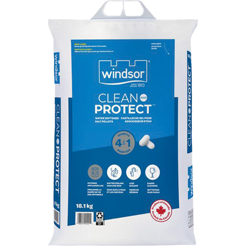 System Saver® II Water Softener Salt Pellets, Format, Bag, Container Size, 40 lbs. (18.1 kg), Package Size, 18.1 kg