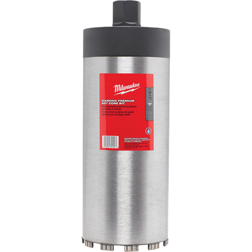 Diamond Premium Wet Core Bit, Bit Size, 7", Thread Size, 1-1/4"-7, Length, 15", Weight, 31 lbs.