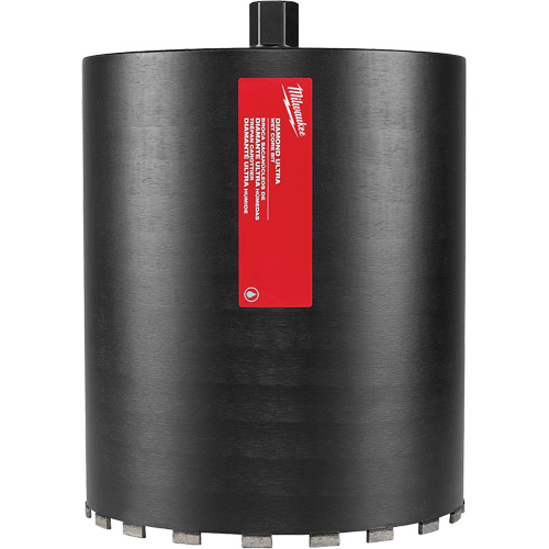 Diamond Ultra™ Wet Core Bit, Bit Size, 14", Thread Size, 1-1/4"-7, Depth of Cut, 16", Length, 14.3", Weight, 38.58 lbs.