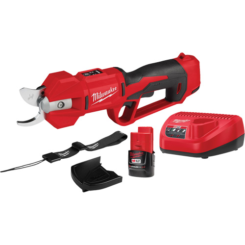 M12™ Brushless Pruning Shears Kit, Overall Length, 14-1/2", Blade Material, Carbon Steel, Full Cut Capacity, 1-1/4", Half Cut Capacity, 5/8"
