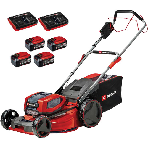 Cordless Lawn Mower, Operating Type, Battery Powered, Cutting Width, 21", Cutting Height Range, 1" - 3-1/8", Cutting Bag Capacity, 65 L