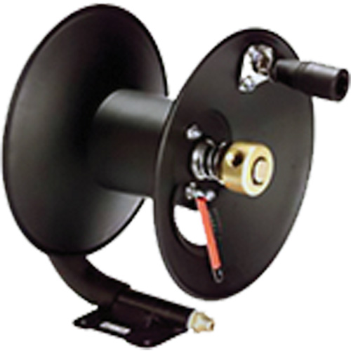 High Pressure Carry Handle Hose Reel, Hose Capacity, 100', Material, Steel, Rated Pressure, 5000 PSI, Hose Size, 3/8"