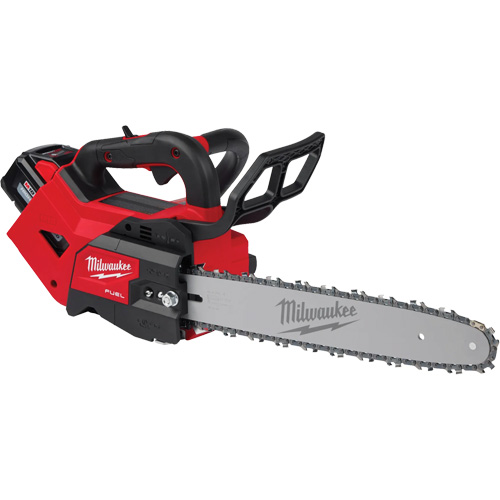 Fuel™ Top Handle Chainsaw Kit, Engine Power, 2.7 HP, Bar Length, 14", Weight, 10.8 lbs., Operating Type, Battery Powered, Voltage, 18V, Battery Type, 18 Volt Lithium Ion