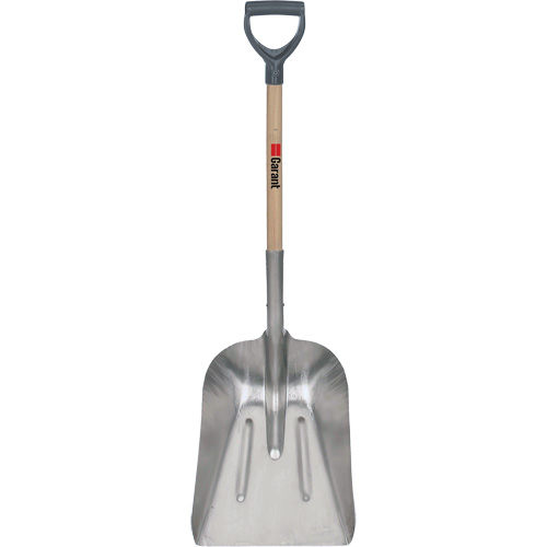 #8 Grain Scoop Shovel, Blade Material, Aluminum, Handle Material, Wood, Handle Type, D-Grip, Manufacturer's Warranty, 3 Years