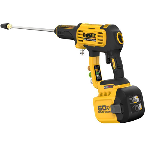 DCPW1000  Power Cleaner (Tool Only), Pump Pressure, 1000 psi, Includes, (1) DCPW1000X1 Power Cleaner; (1) Long Wand with Quick Connect; (4) Nozzles (Turbo, 15, 25, 40); (1) Foam Cannon; (1) Shoulder Strap; (1) Suction Hose; (1) Quick Connect Hose Adapter; (1) Mesh Storage Bag, Manufacturer's Warranty, 3 Year Limited Warranty