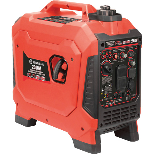 Inverter Generator, Fuel Tank Capacity, 4.2 L, Weight, 45 lbs., Overall Height, 19", Overall Width, 11-1/2", Engine, 3 HP, No Load Speed, 3350 RPM