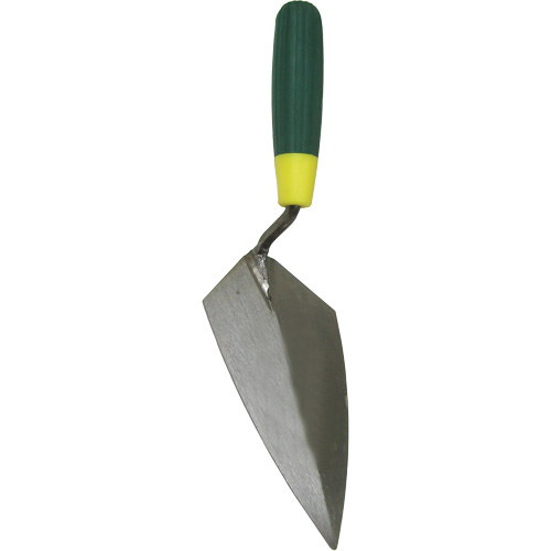 Pointing Trowel, Blade Material, High-Carbon Steel, Handle Material, Rubber, Length, 7", Width, 3-1/2"