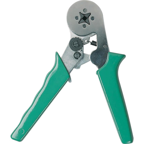 Square Crimper, Overall Length, 7", Crimping Capacity, 25-10 AWG