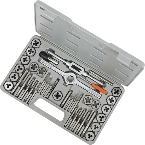 Metric HSS Tap & Alloy Die Set, No. of Pieces, 40