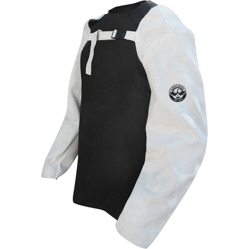 Leather Welding Sleeves, Length, 24", Colour, Pearl Grey