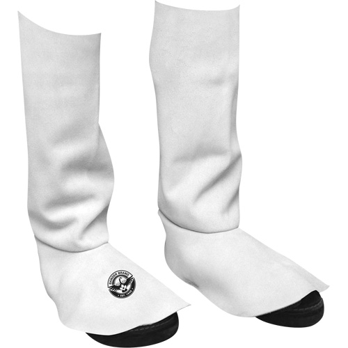 Leather Welding Spats, Length, 15", Colour, Pearl Grey