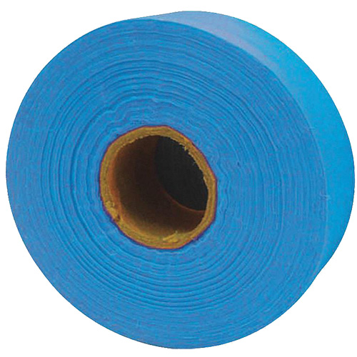 Arctic Plus Flagging Tape, Colour, Blue, Width, 1", Length, 125', Operating Temperature Limit, -35°C, Material, Polyvinyl