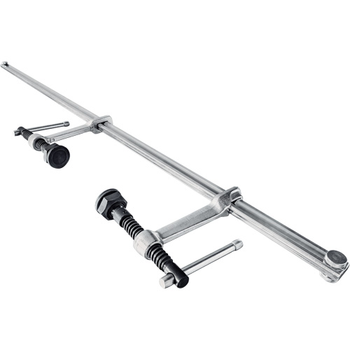 Double Force All-Steel Variable Clamp, Clamping Capacity, 79" (2007 mm), Clamping Force, 1450 lbs., Throat Depth, 4-3/4" (121 mm), Rail Profile, 1-1/16" x 1/2"