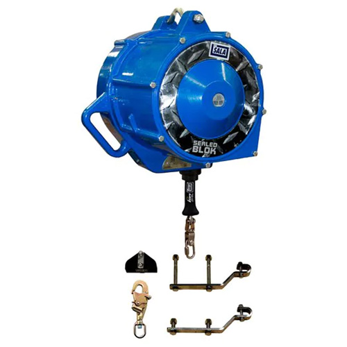 DBI-SALA® Rollgliss™ Descender, Length, 200', Lifeline Material, Stainless Steel Cable, Harness Connection, Direct, Anchorage Connection Type, Tie-Back