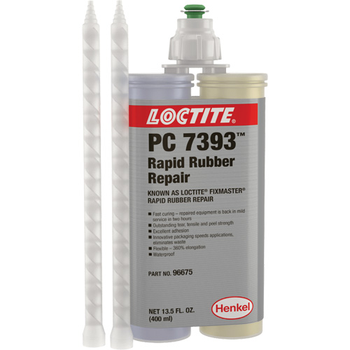 7393™ Rapid Rubber Repair, Format, 400 ml, Container Type, Cartridge, Colour, Black, Functional Cure Time, 2 h