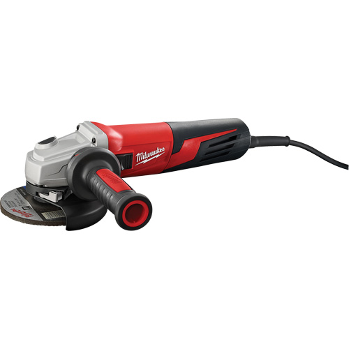 Small Lock-On Angle Grinder with Shroud Slide, Wheel Diameter, 5", Amps, 12 A